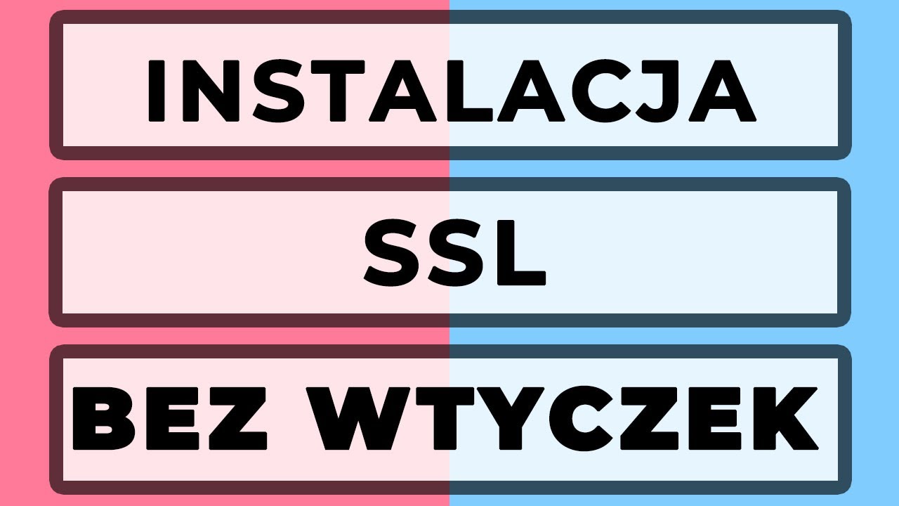 Instalacja DARMOWEGO certyfikatu SSL Let's Encrypt bez wtyczki