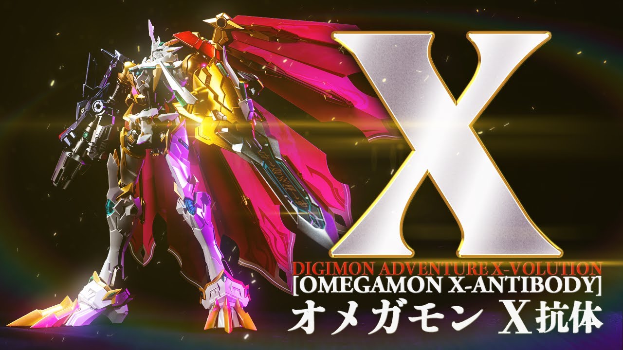 (Русские субтитрыOMEGAMON X-ANTIBODY FOUR GOLD METALIC PAINT[DIGIMON ADVENTURE X-VOLUTION]