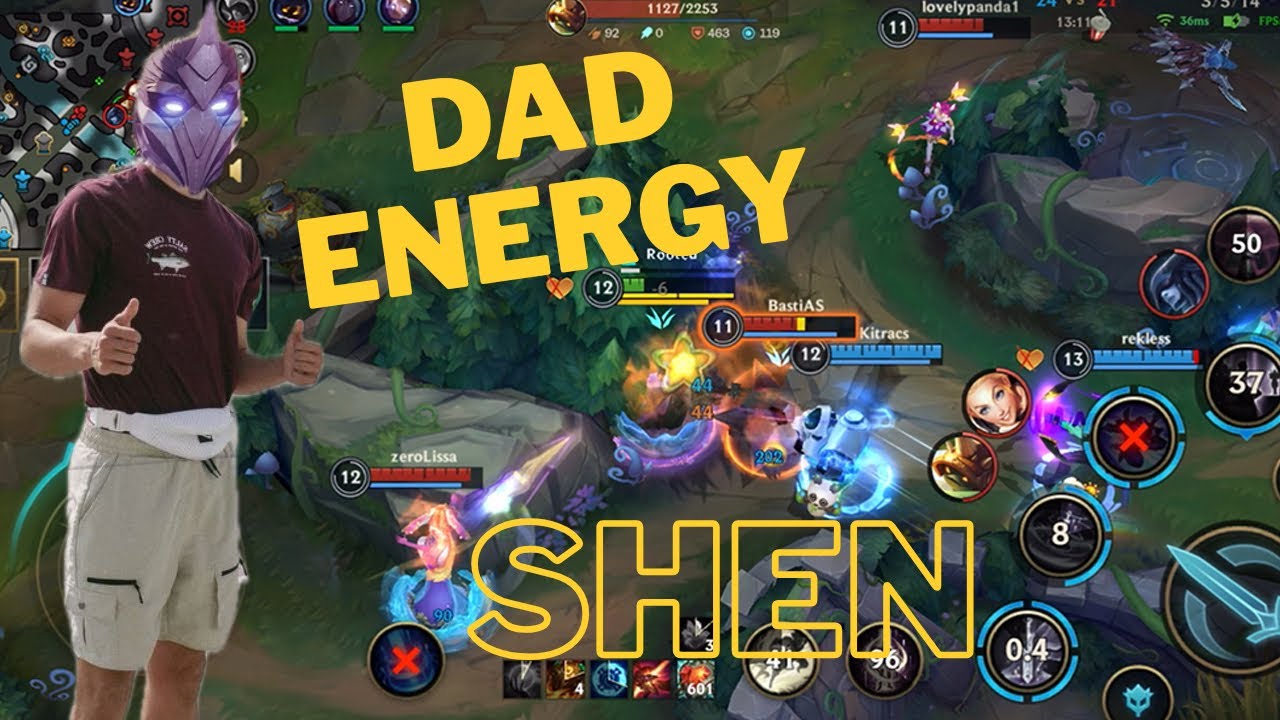 Average Stats, Dad Energy – Shen Gameplay [ WildRift ]