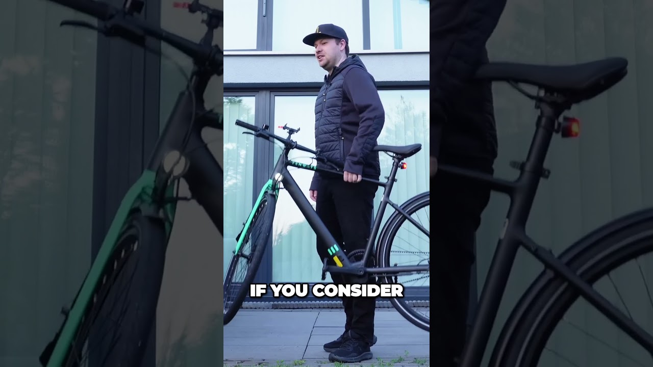 Unbelievably Lightweight Electric Bike with Integrated Front Light - Perfect for Urban Living