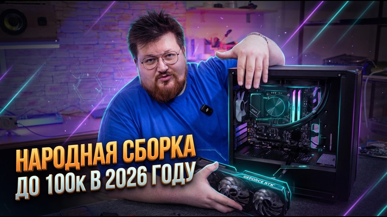 Первая сборка ПК 2026: “народный” компьютер до 100 000₽ (с оговорками!)