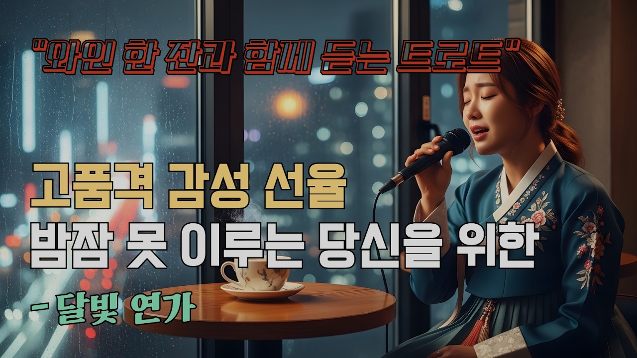 정통 트로트에 째즈 한 스푼, 잠 못드는 밤 잔잔한 음악 어때요?