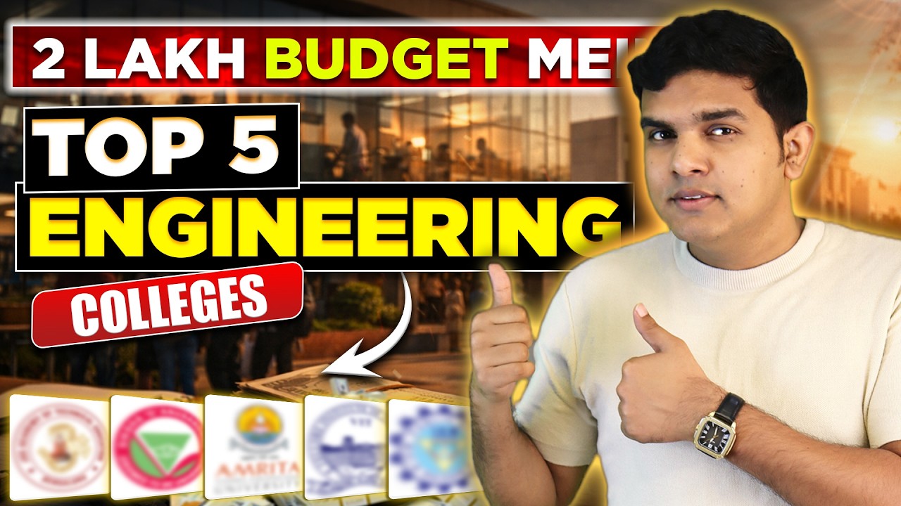 Low Budget BTech Colleges in India 😱 | Top 5 Engineering Colleges Under ₹2 Lakhs | Btech Admission.