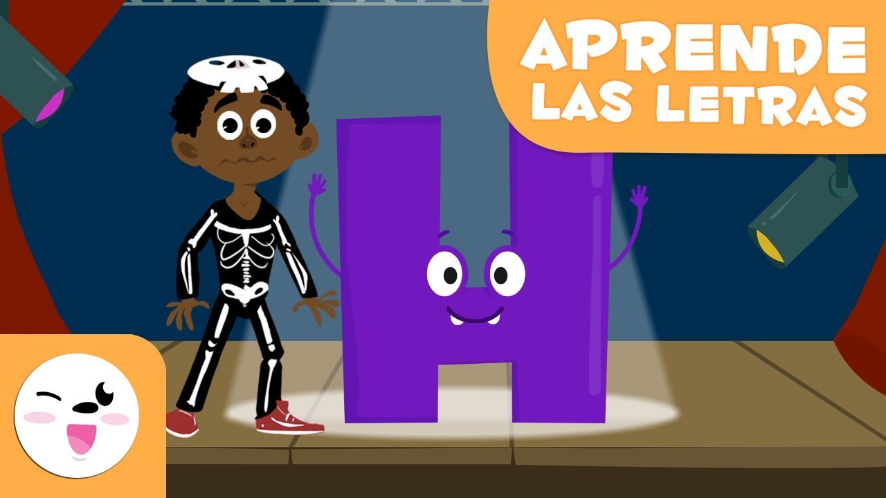 Aprende la letra H con Hugo - El abecedario