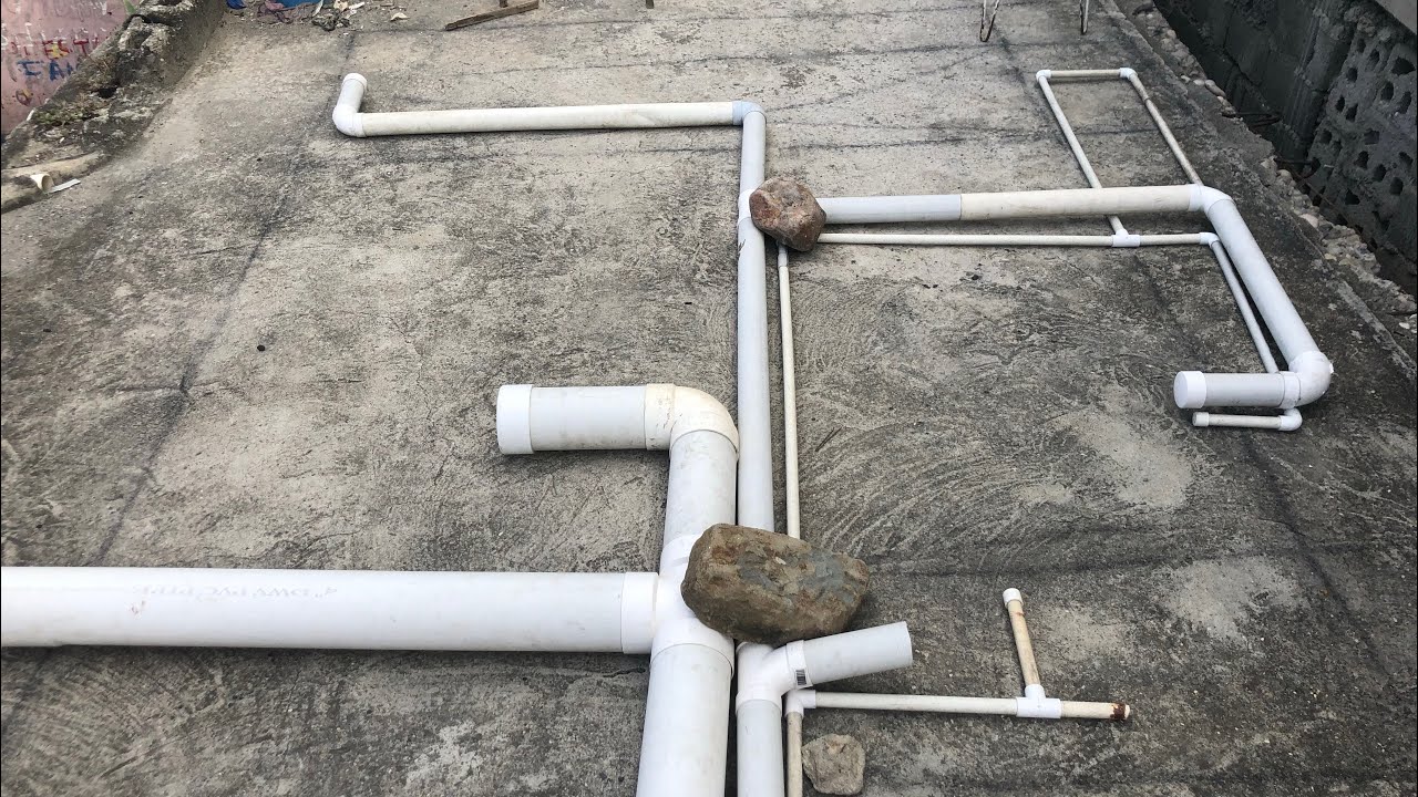 Comment faire un drainage en plomberie sanitaire pour : Wc , lavabo ,douche.