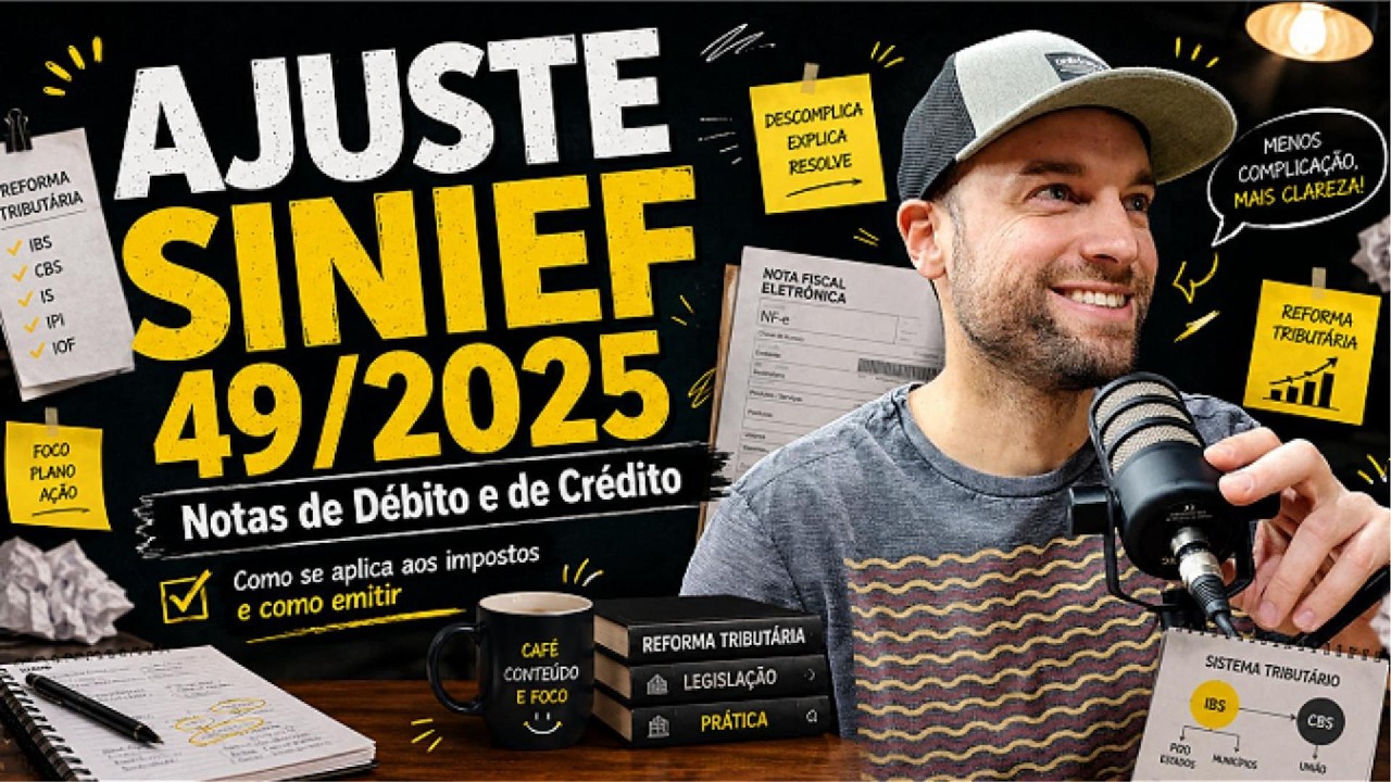 REFORMA TRIBUT&Aacute;RIA - AJUSTE SINIEF 49/2025 NA PR&Aacute;TICA: Notas de D&eacute;bito e Cr&eacute;dito no IBS e CBS