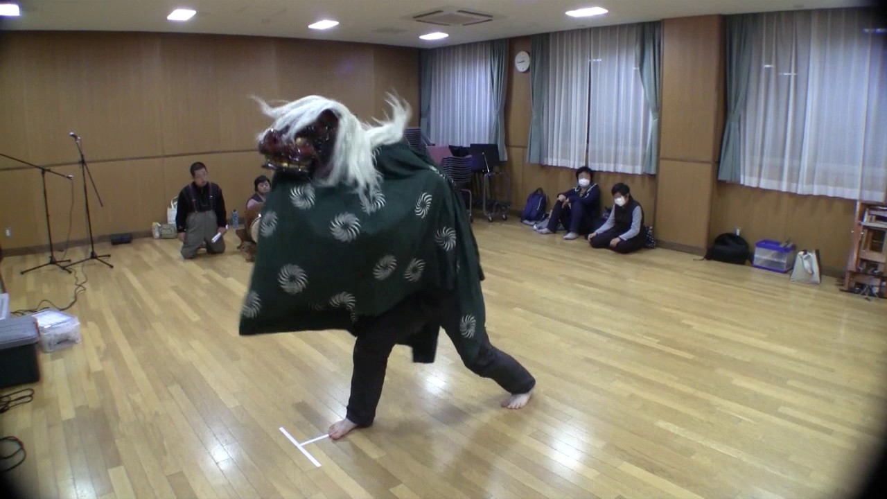 獅子舞練習[一人立ち]（2017.3.16.木）