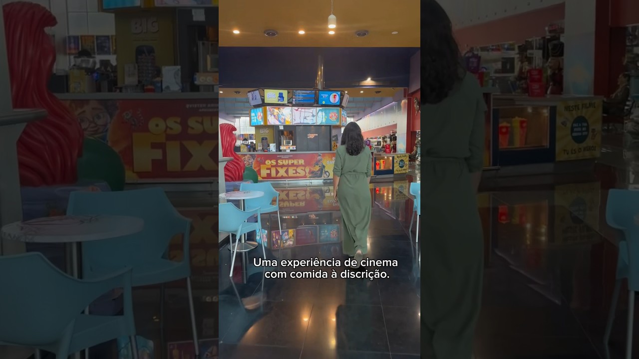 Cinema VIP - uma experi&ecirc;ncia de cinema com comida &agrave; discri&ccedil;&atilde;o.