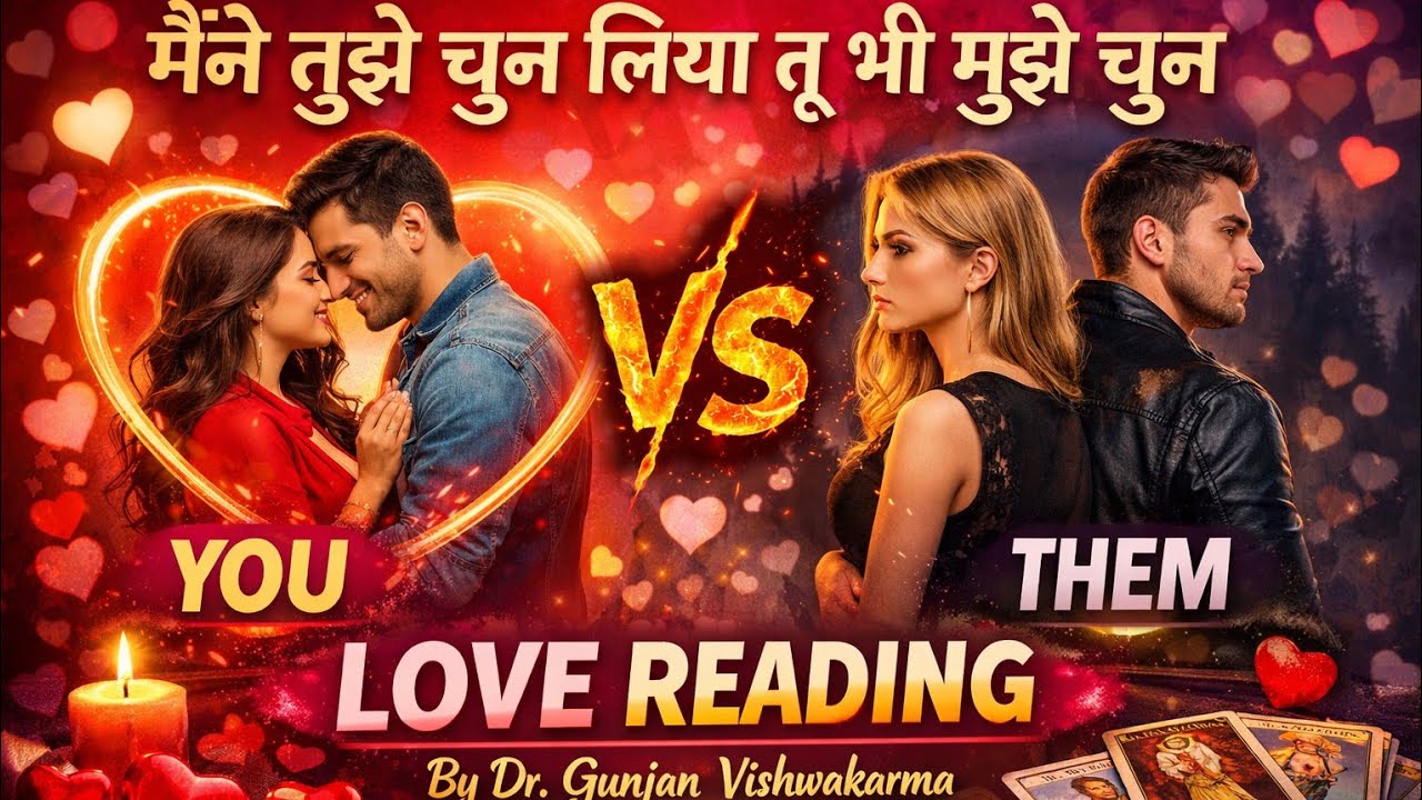 मैंने तुझे चुन लिया तू भी मुझे चुन-You VS Them Love Reading-By Mindful JourneyDr.Gunjan Vishwakarma 