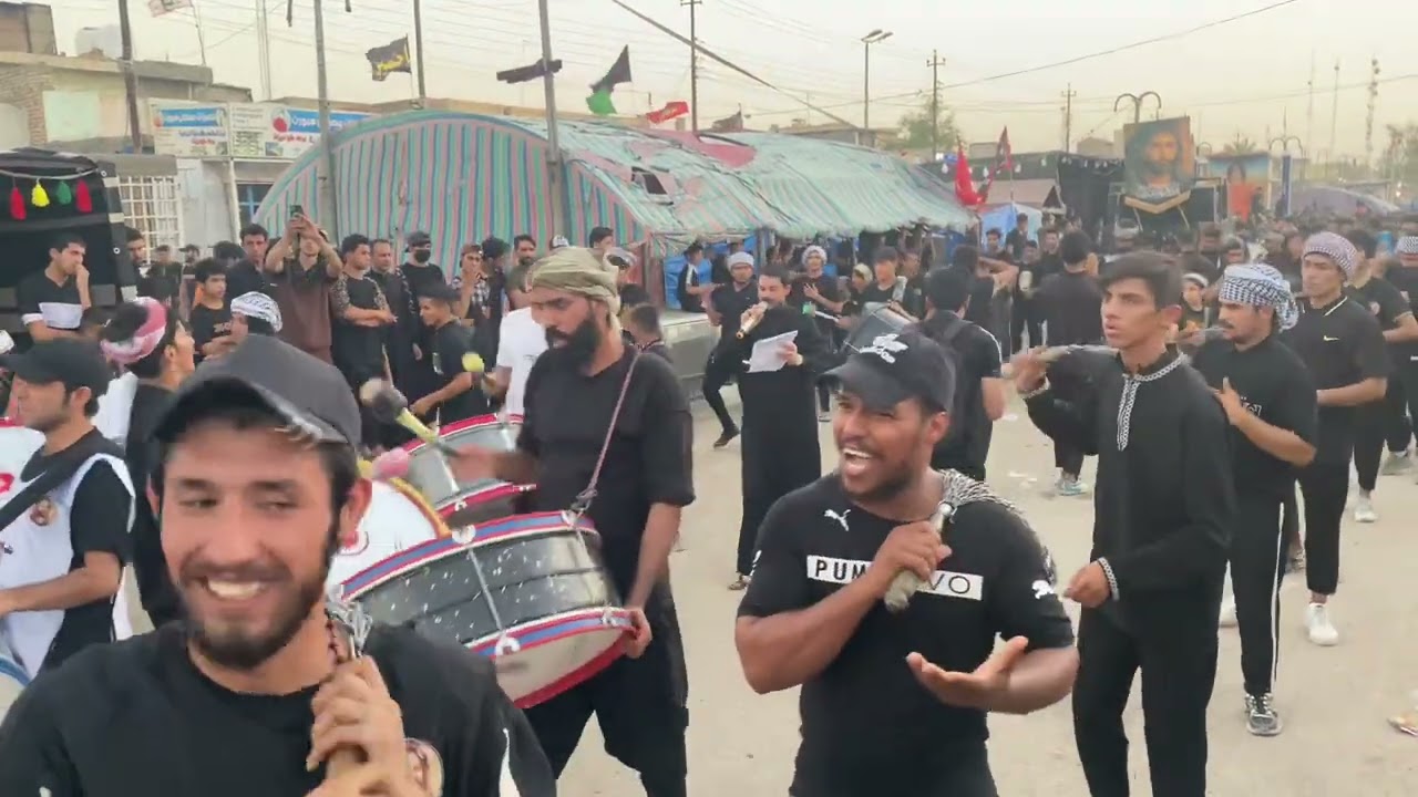 موكب ألإمام السجاد منطقة النهروان اليوم 5 من محرم 2024/7/12