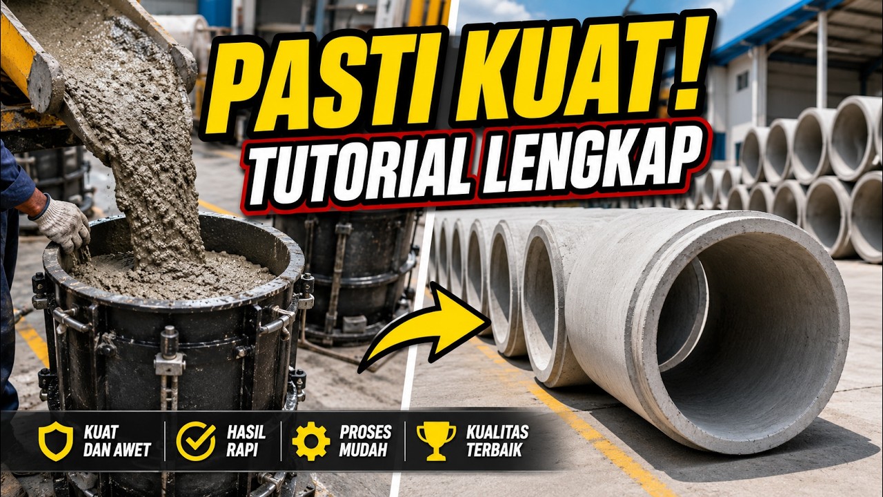 Tutorial cara pembuatan buis beton gorong gorong