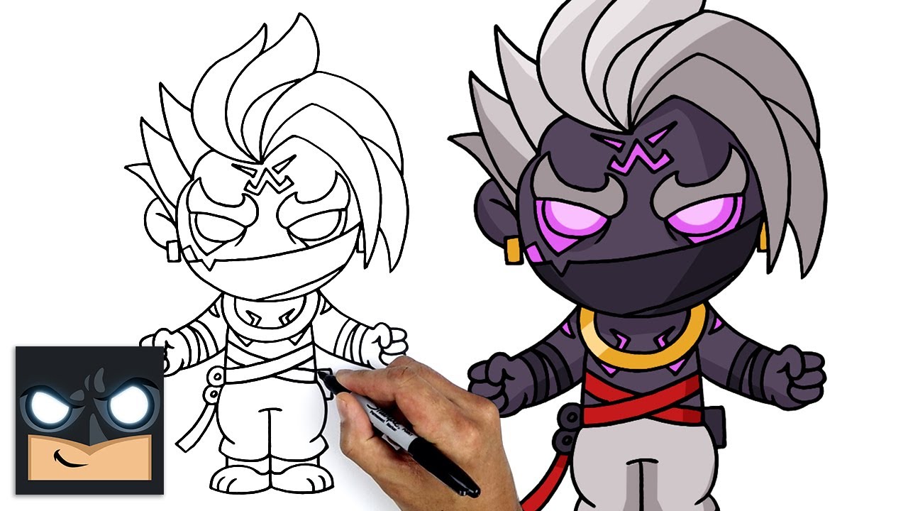 How To Draw Fortnite | Legendary Raz