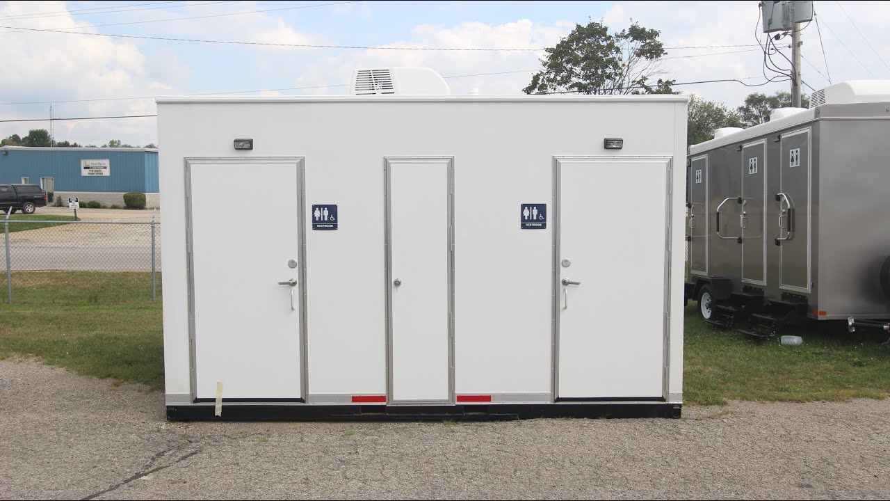 ADA Restroom Trailers | Portable Restrooms Trailer | Double Executive ADA Park Model