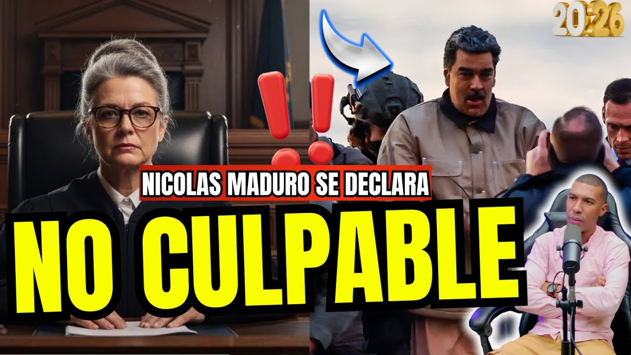 IMPRESIONANTE MADURO FRENTE A LA CORTE EN VIVO SE DECLARA NO CULPABLE