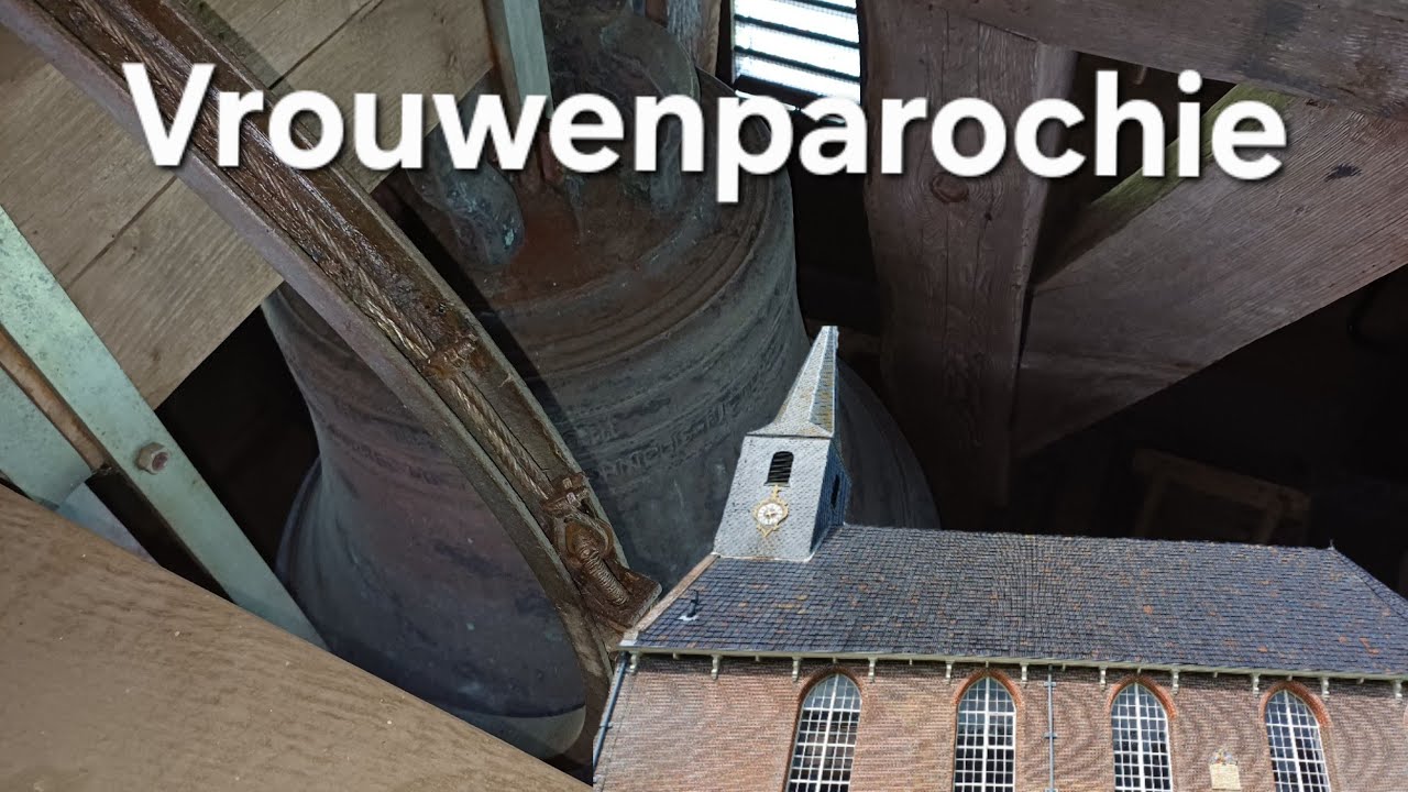 Vrouwenparochie Friesland luidklok van de Hervormde Bordenakerk (opname uit 2025)