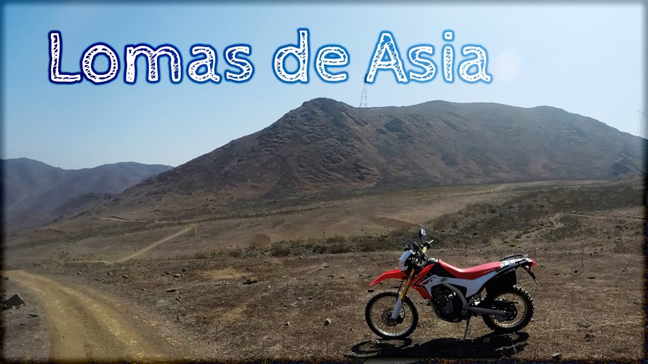 Lomas de Asia / explorando en moto Honda CRF250L Peru