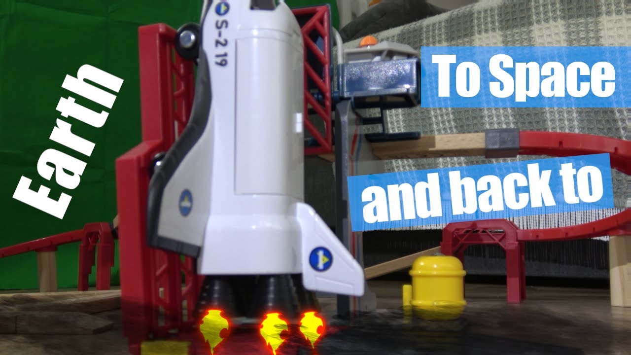 To Space and Back | Lidl Space Station Train Set - Scenario Playing