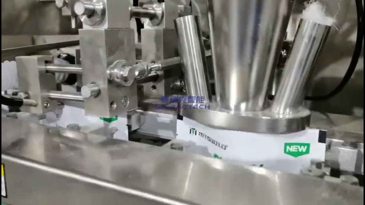 Automatic Protein Powder Sachet Filling Machine with Auger Dosing and Dust-Free Packaging System