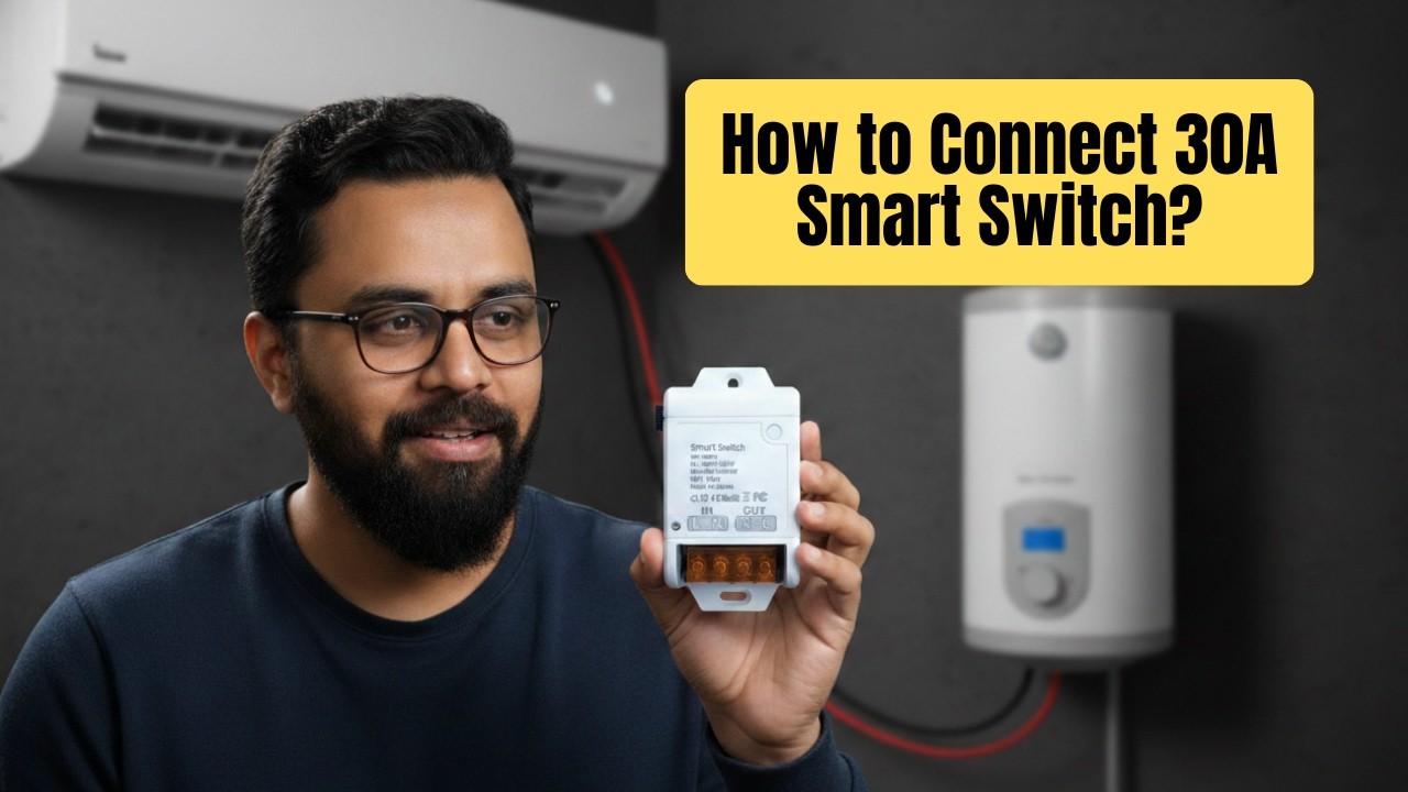 30A WiFi Smart Relay Switch Review | Complete Installation Guide | Power Monitoring | Load test
