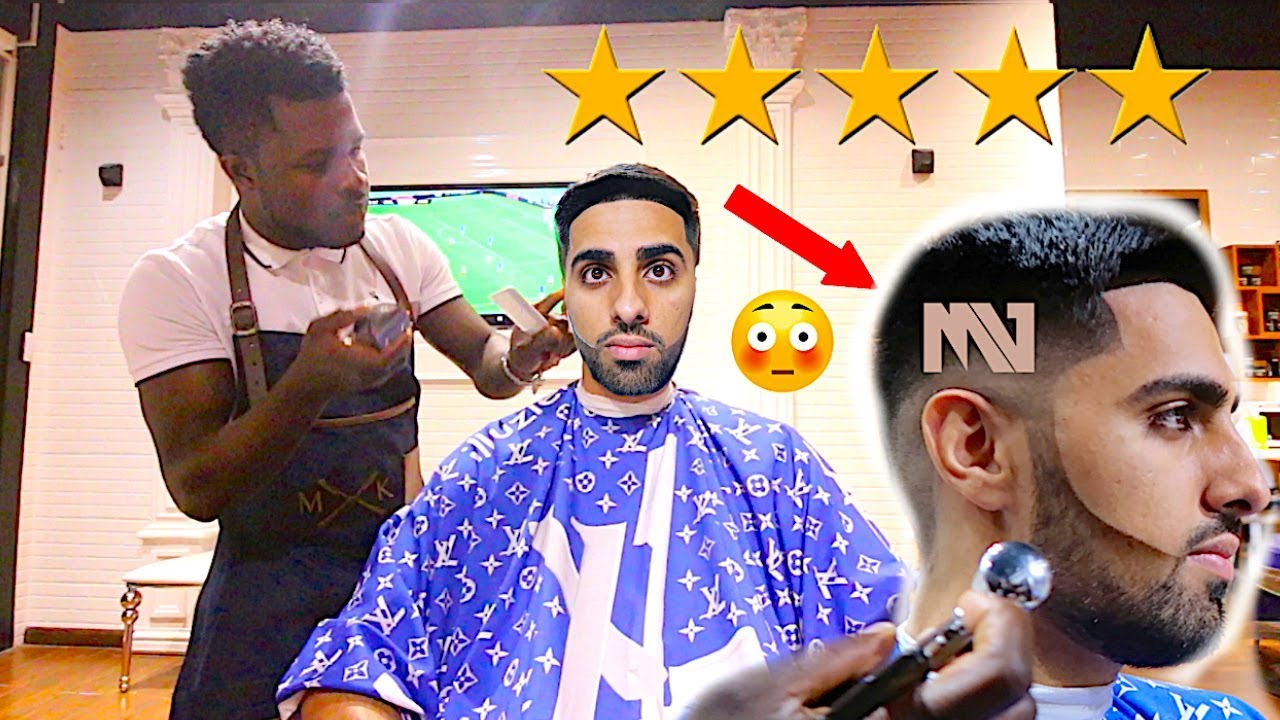 HAIRCUT At The BEST REVIEWED BARBER In DUBAI (7 STAR)