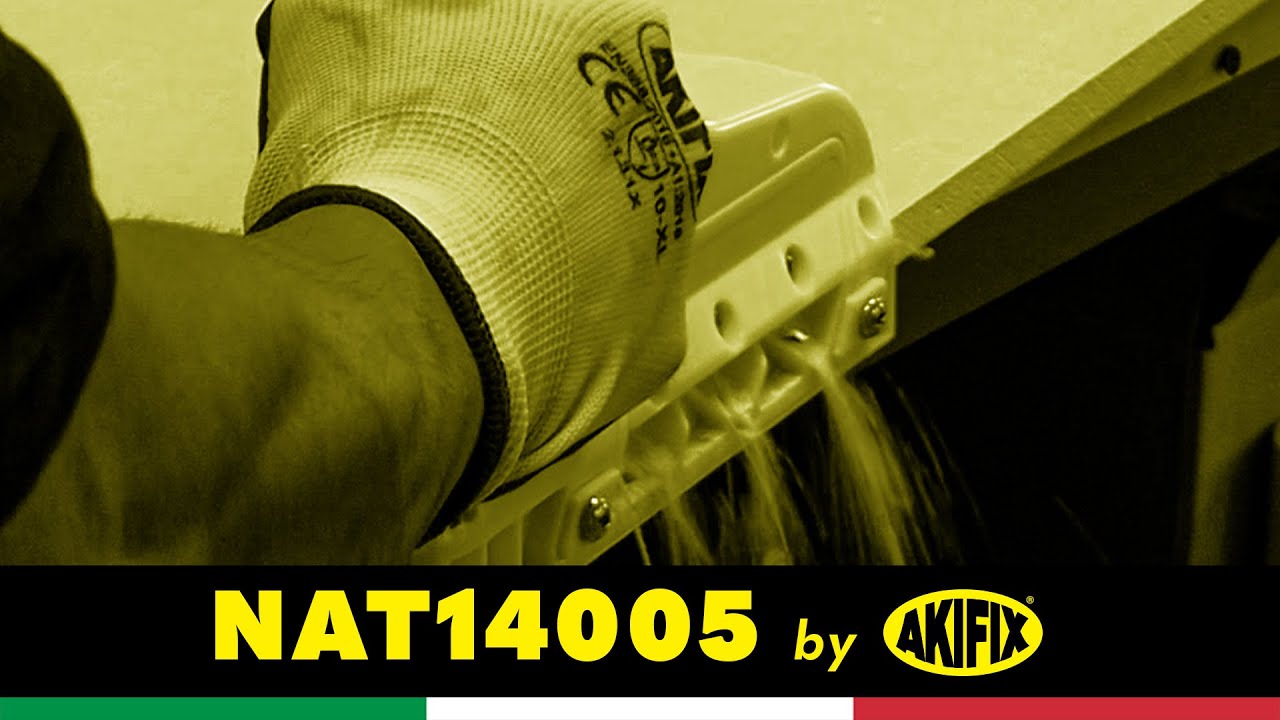 Akifix® - NAT14005: pialla in ABS a 3 lame con inclinazione 45° e 60°