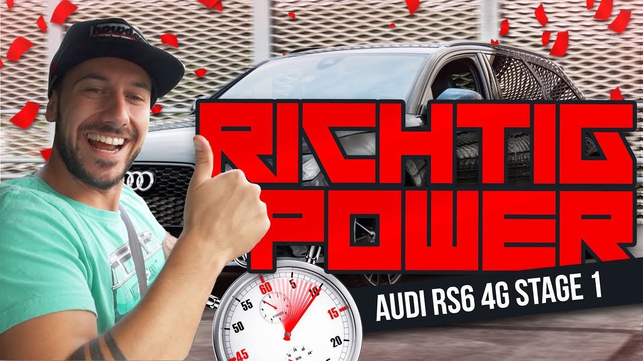HOW DEEP? // AUDI RS6 4G - RICHTIG POWER / STAGE 1 / APR DEUTSCHLAND