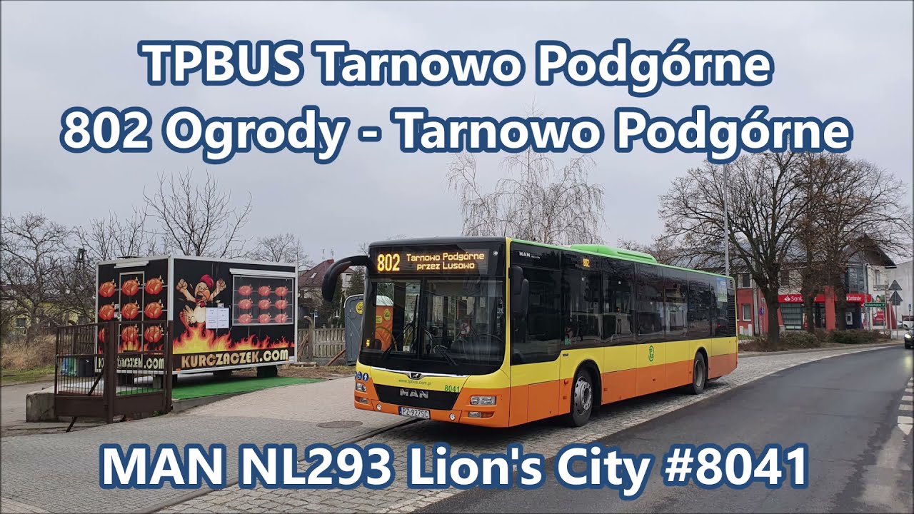 TPBUS Tarnowo Podgórne - linia 802, MAN NL293 Lion's City #8041