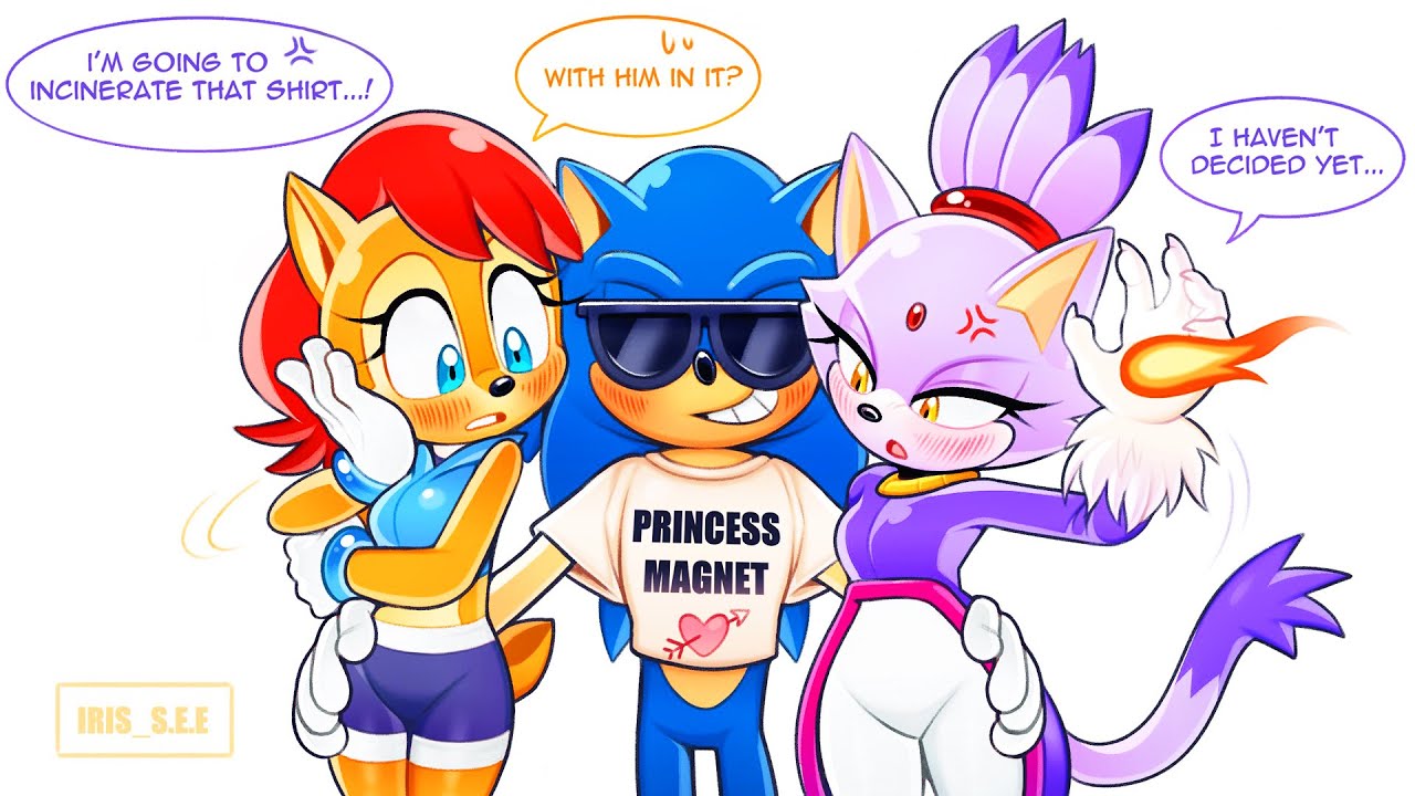 Double Princesses - Sonic x Blaze (Sonaze) Comic Dub Compilation