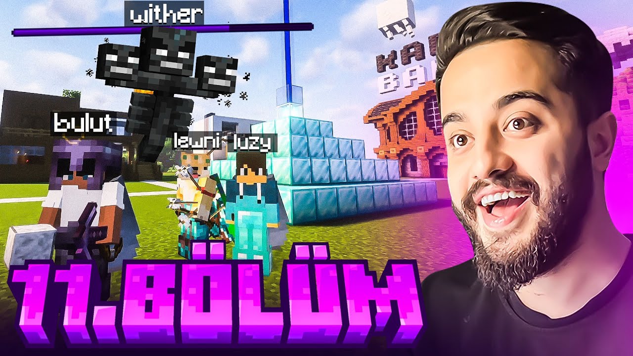 KÖYÜMÜZE GÜÇLENDİRİCİ PİRAMİT DİKTİK! Minecraft S2 B11