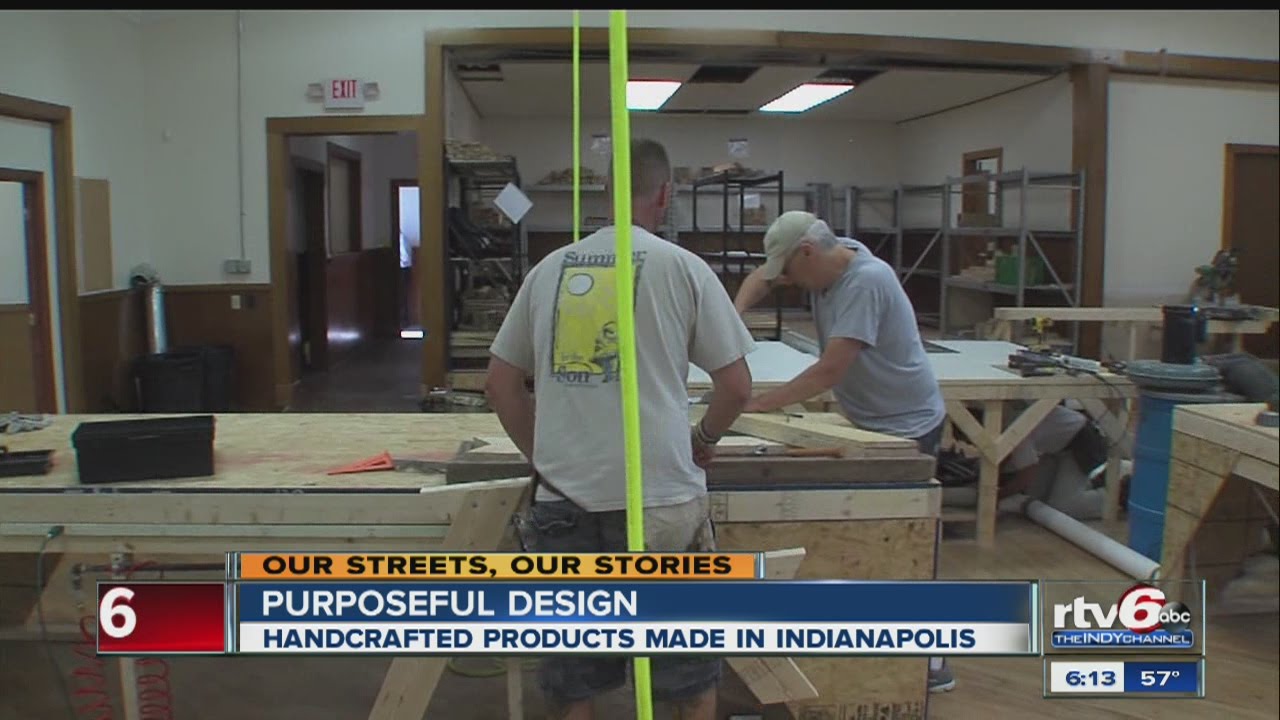 Indy furniture company Purposeful Design gives workers second chance, hope