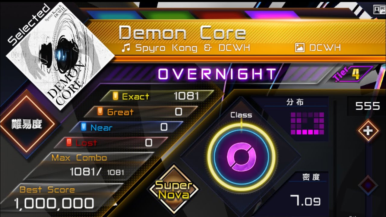 【RAVON】Demon Core (OVERNIGHT Tier4) Super Nova(理論値)
