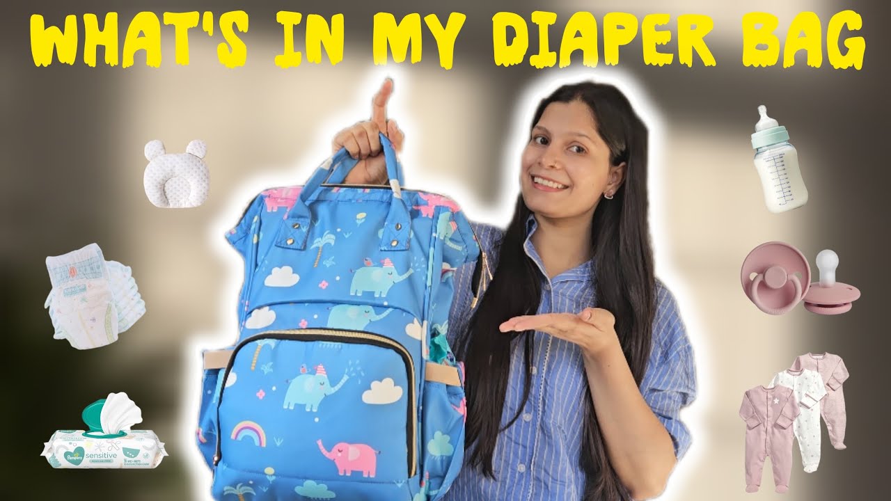 What's in my diaper bag | must haves newborn essentials 0 to 3 month 👶