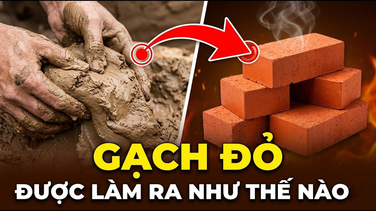 Tại Sao Gạch Có Màu Đỏ? Hành Trình Từ Đất Sét Đến Bức Tường
