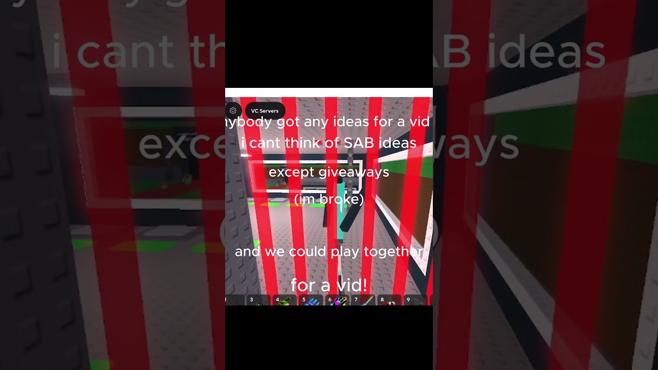 if anybody got any SAB ideas for my next vid, comment them!(im broke so no giveaways)