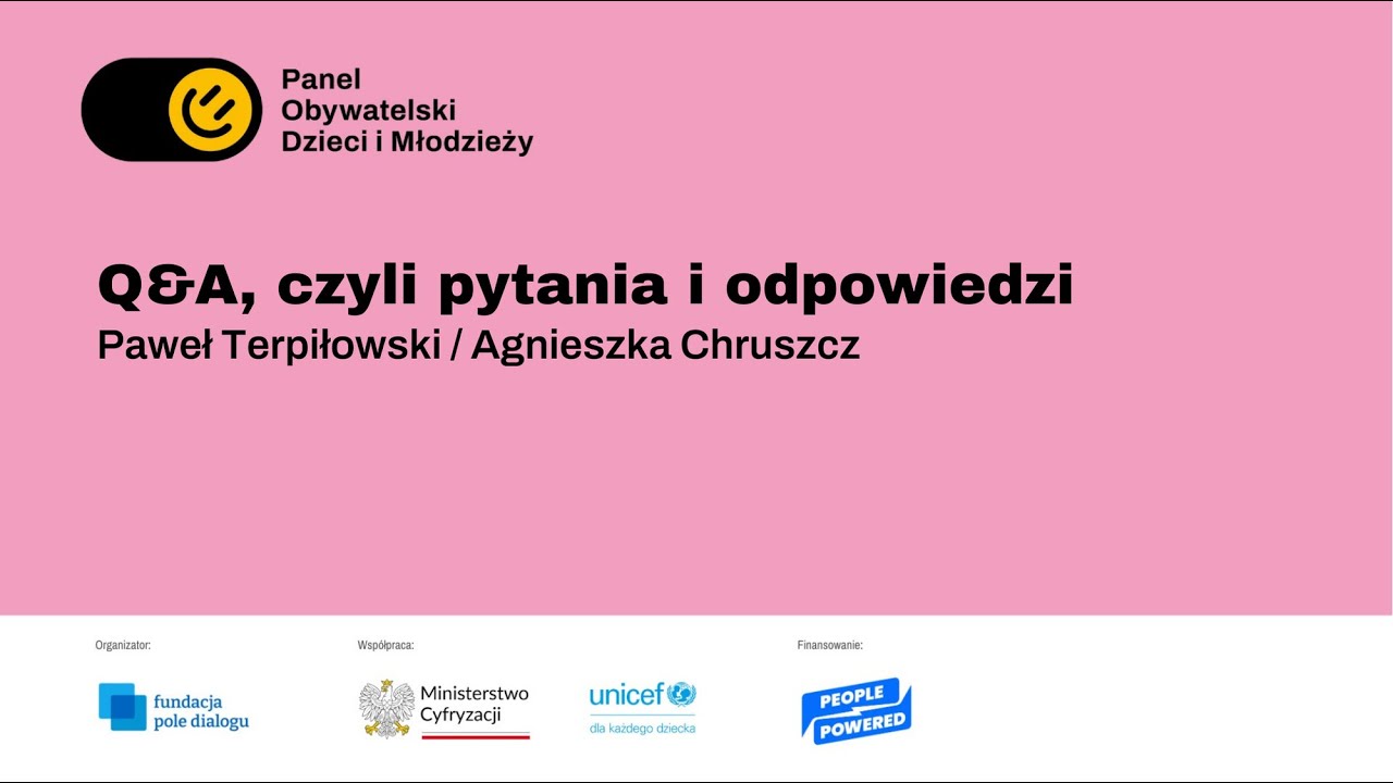 PODiM. Q&A, czyli pytania i odpowiedzi: Paweł Terpiłowski / Agnieszka Chruszcz