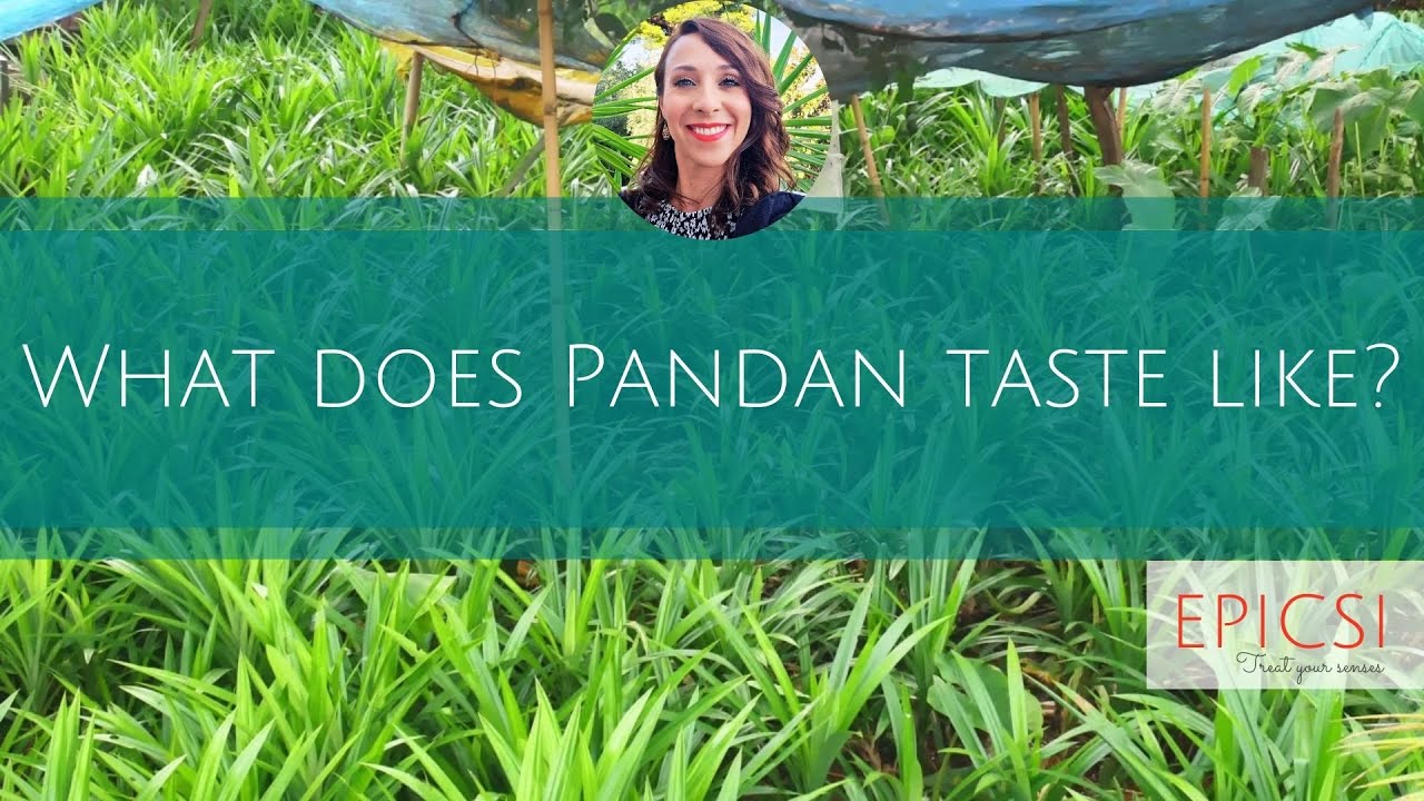 🌿 What Does Pandan Taste Like?