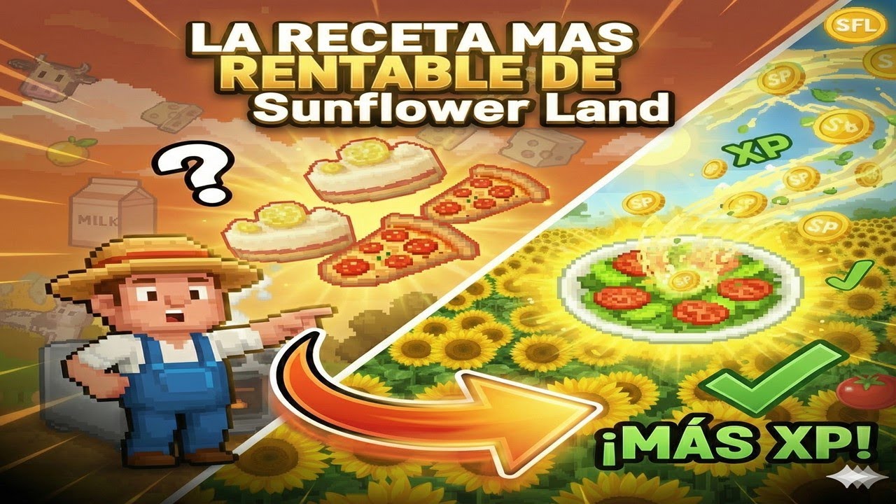 La receta SECRETA que supera a la tarta de limón en Sunflower Land 🍋➡️🔥