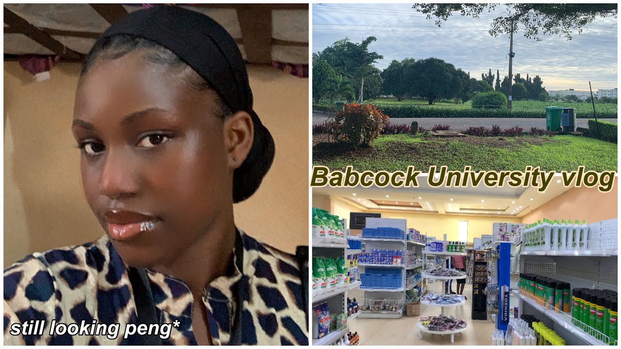 uni vlog: mini library tour +shopping +hair+packing +travel || Babcock University