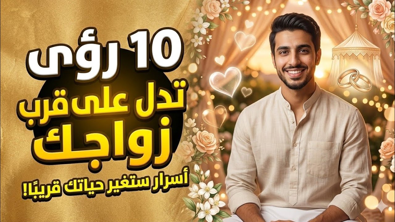 10 رؤى تدل على قرب زواجك