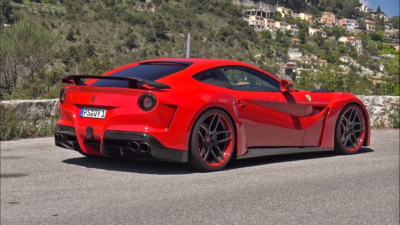 Ferrari F12 Novitec N-Largo - Engine Start, Revs, Driving Sounds!