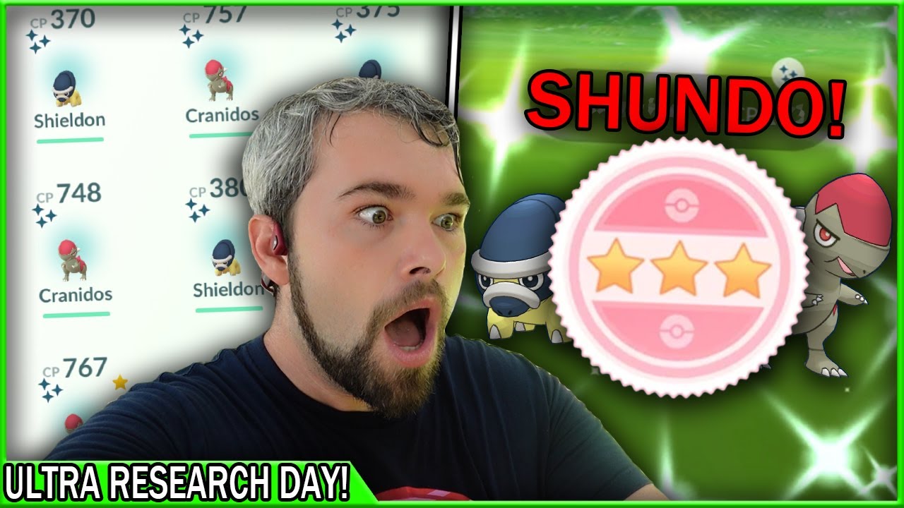 My first research ✨Shundo✨during the Ultra Unlock Research Day! (Pokémon GO)