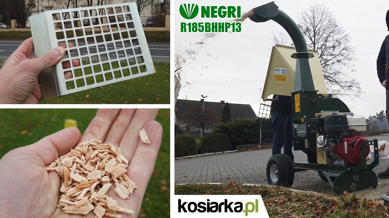 Rozdrabniacz do Produkcji Drobnej Regularnej Frakcji Zrębki - NEGRI R185