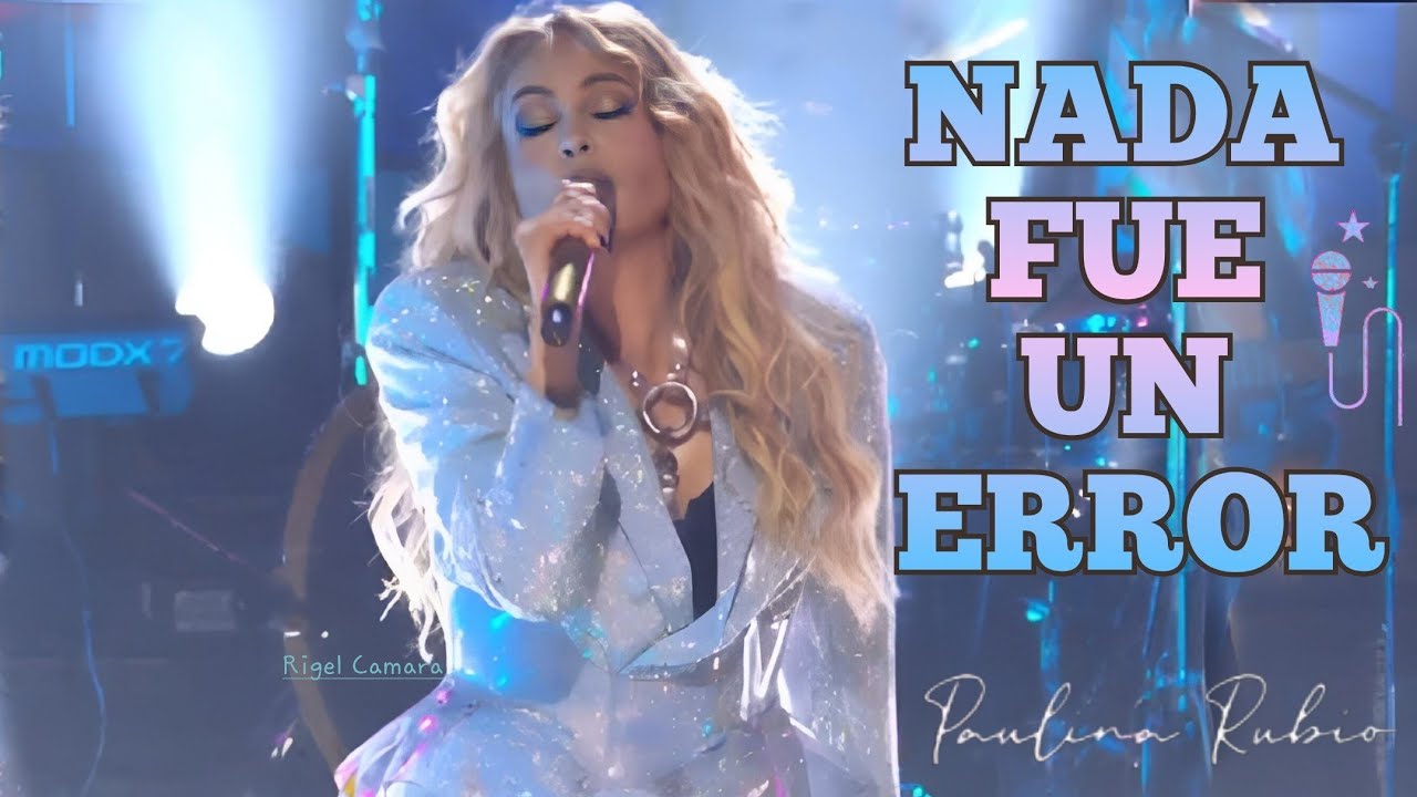 Paulina Rubio - Nada Fue Un Error (Live Teleton USA)2022 + Entrevista