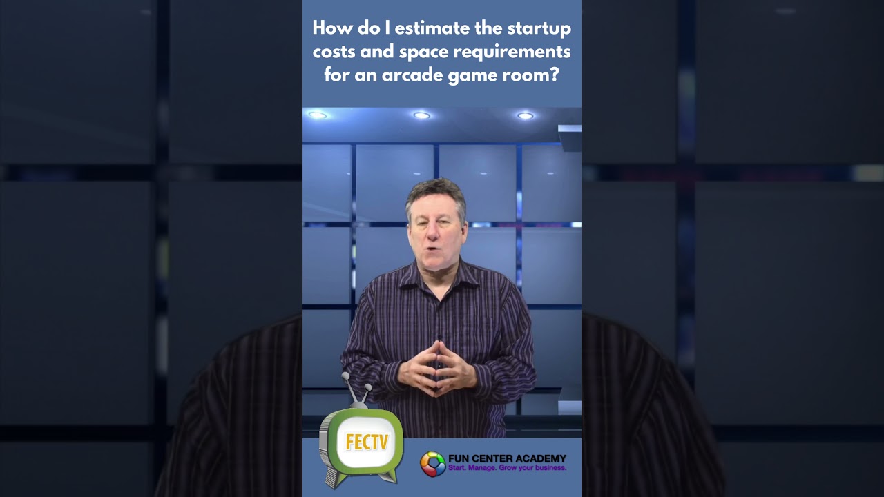 Fun Center Startup in 60 Seconds - Arcade Game Room