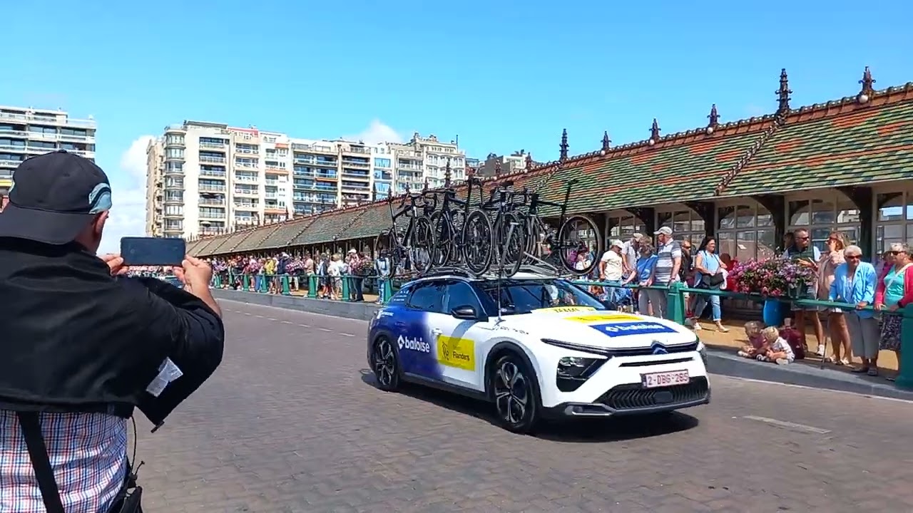 Renewi tour start Blankenberge 2025 #cycling 