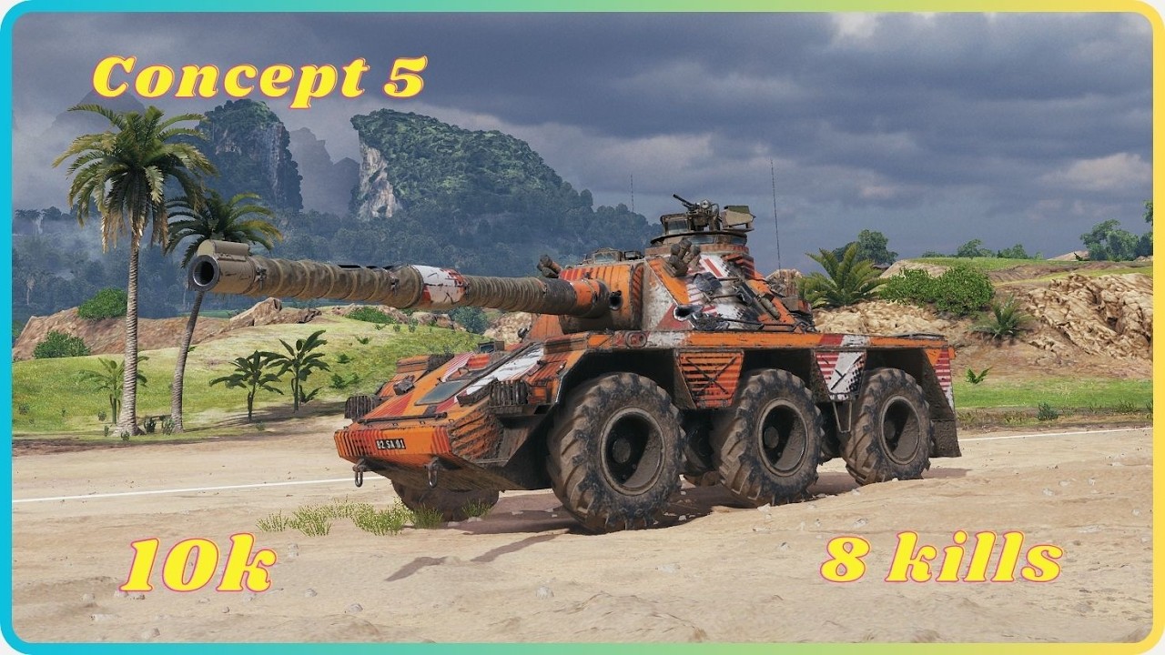 When Concept 5 Goes Full Monster 🔥 10K DMG | 8 Kills. World of Tanks Top Replays.