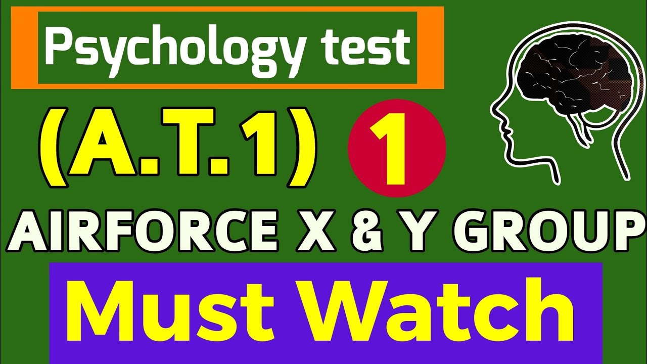 Airforce x and y group phase -2 Psychlogy test, At1 test, airforce psychology test,srt test,