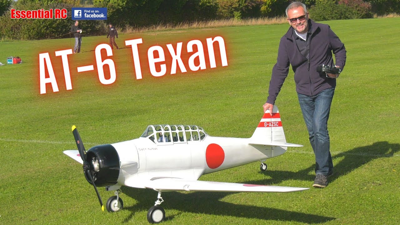 SOUNDS GREAT ! Giant Scale RC AT-6 TEXAN | Moki 250cc Radial Engine | NLMFC Fly-In 2022