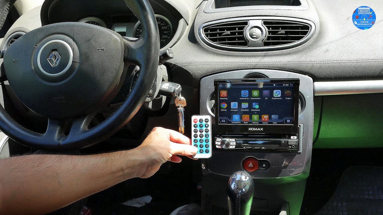 Installazione Autoradio estraibile Android nella Renault Clio III