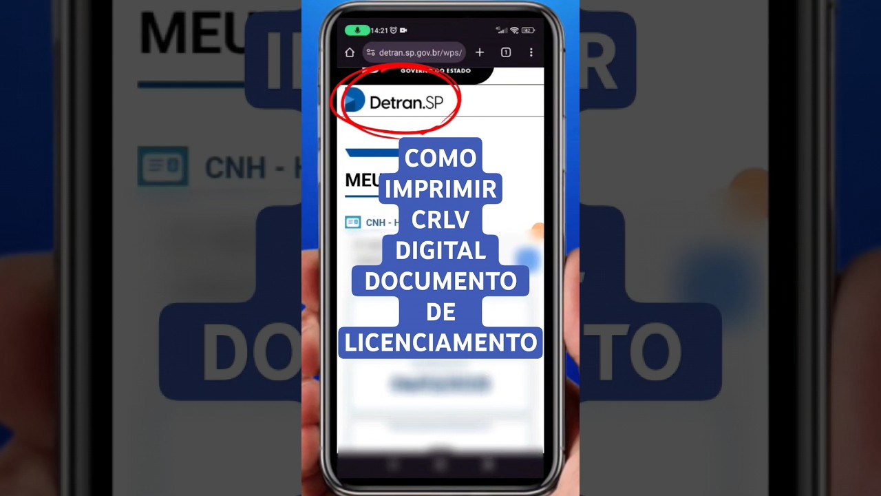 COMO IMPRIMIR CRLV DIGITAL DOCUMENTO DE LICENCIAMENTO 2025